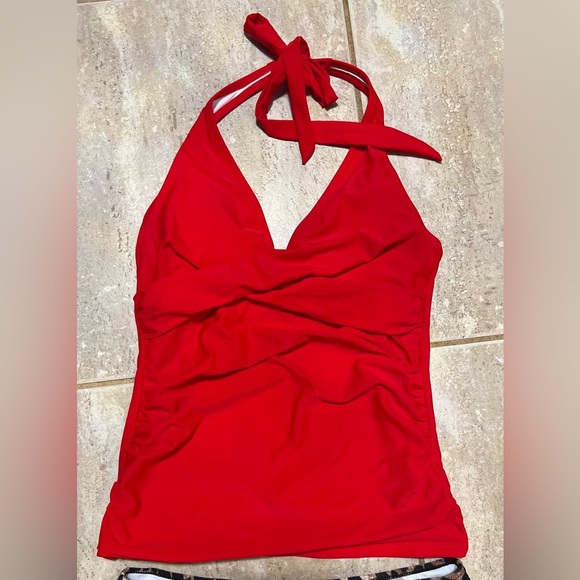 🐆❤️Sexy Halter Tankini Bathing Suit Slimming Tummy Control Swimsuit❤️‍🔥NWOT-SZ L - Picture 4 of 8
